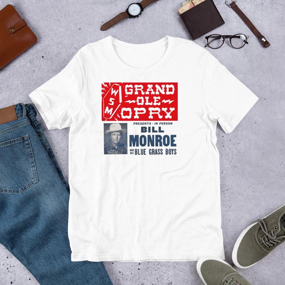 Grand Ole Opry Bill Monroe Bluegrass Boys Short-Sleeve Unisex 100% Cotton T-shirt Mens Tees Top 4XL
Grand Ole Opry Bill Monroe Bluegrass Boys Short-Sleeve Unisex 100% Cotton T-shirt Mens Tees Top 4XL