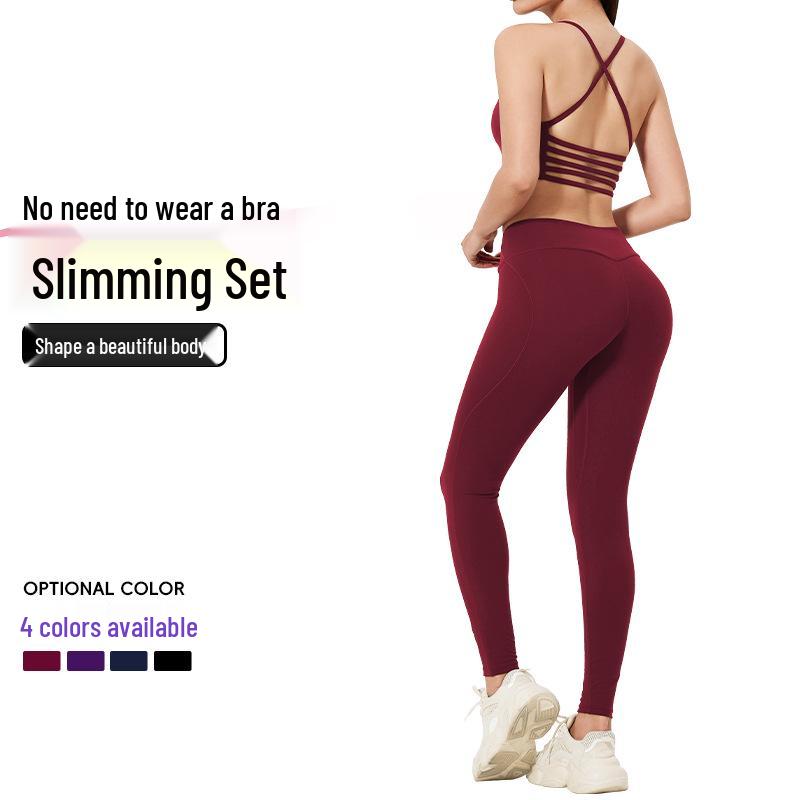 Yoga Fitness Women s Bra & Tights Set: Padded Criss-Cross Straps, Peach Butt-Lifting Cincher Waist, Sporty Fit. Medium
Yoga Fitness Women s Bra & Tights Set: Padded Criss-Cross Straps, Peach Butt-Lifting Cincher Waist, Sporty Fit. Medium