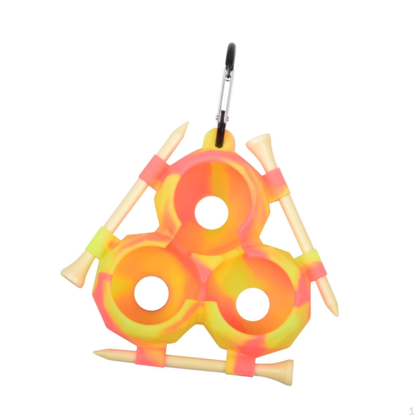 Чехол для держателя мячей для гольфа и ти, подарок для него, портативный аксессуар с 3 ти, легкое крепление Yellow Red
Чехол для держателя мячей для гольфа и ти, подарок для него, портативный аксессуар с 3 ти, легкое крепление Yellow Red