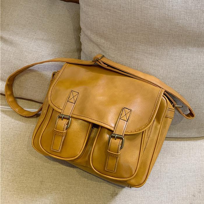 Vintage women Messenger bag Large capacity oil wax leather female shoulder bag ladies crossbody bag Casual big handbag yellow
Vintage women Messenger bag Large capacity oil wax leather female shoulder bag ladies crossbody bag Casual big handbag yellow