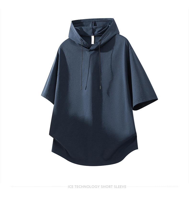 Hooded Short Sleeved T-shirt Men s Summer Thin Half Sleeved Sweatshirt American Casual Short T-shirt XXXL
Hooded Short Sleeved T-shirt Men s Summer Thin Half Sleeved Sweatshirt American Casual Short T-shirt XXXL