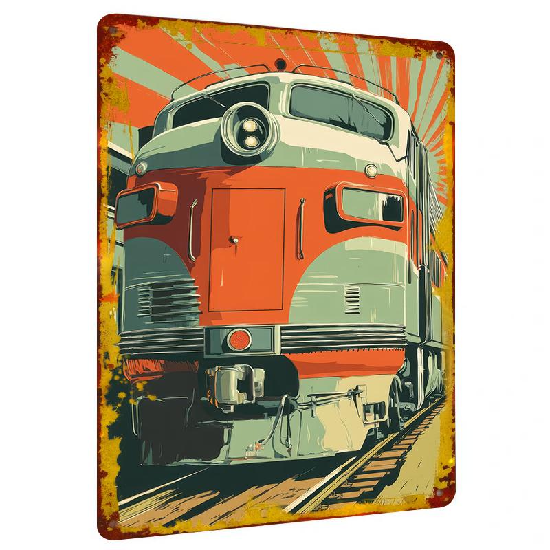 Vintage Steam Locomotive Metal Wall Art American Industrial Style Home Decor for Living Room Bar 20x30cm(7.8x11.8inch)
Vintage Steam Locomotive Metal Wall Art American Industrial Style Home Decor for Living Room Bar 20x30cm(7.8x11.8inch)
