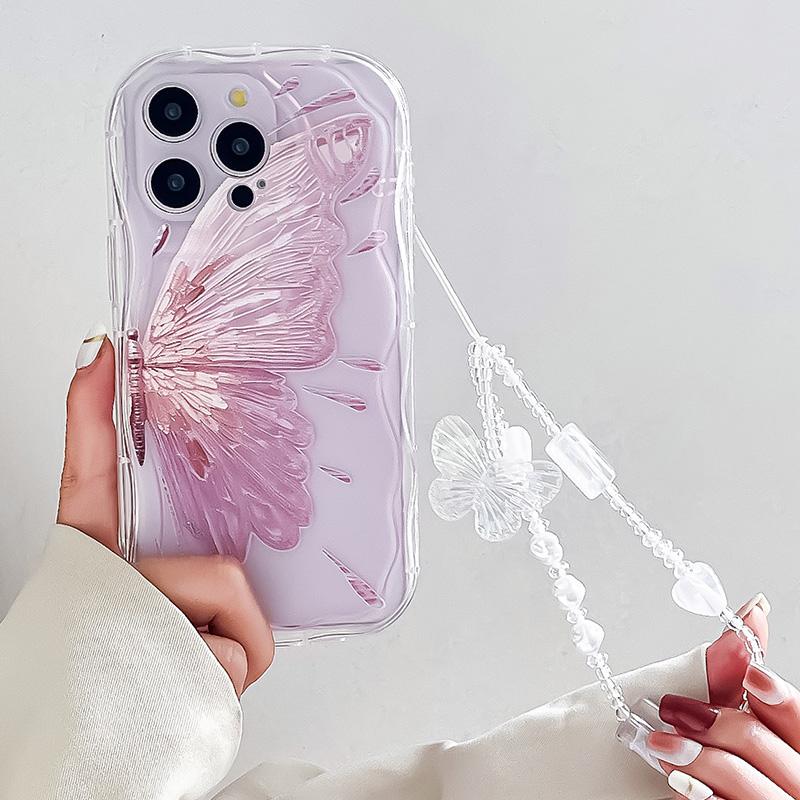 Butterfly Wrist Chain Phone Case For 14T 15T 17 Pro Poco X7 Redmi 14 Pro Plus 14C 13 Soft Hang Strap Lanyard Cover Redmi Note 14 4G
Butterfly Wrist Chain Phone Case For 14T 15T 17 Pro Poco X7 Redmi 14 Pro Plus 14C 13 Soft Hang Strap Lanyard Cover Redmi Note 14 4G