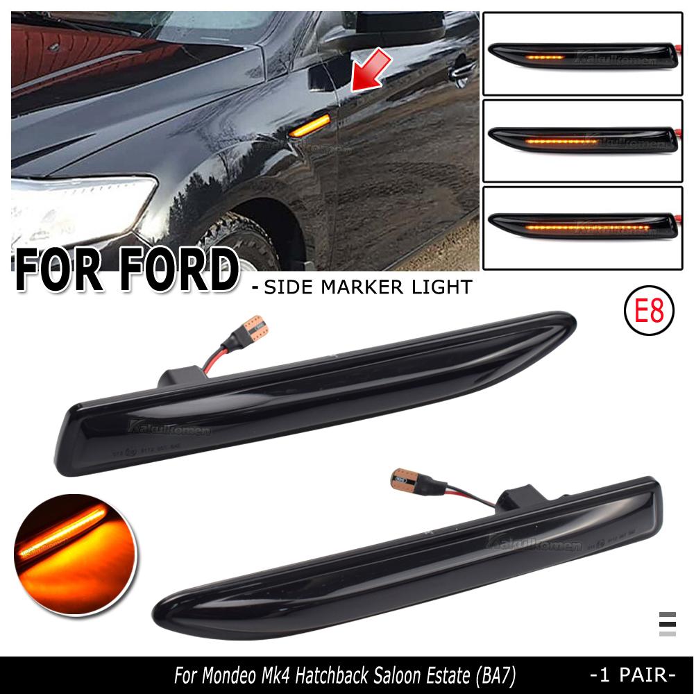 2X для Ford Mondeo Mk4 хэтчбек седан-универсал(БА7)2007 2008 2010-2015 Дымчатые линзы Динамический светодиодный боковой габаритный фонарь Указатель поворота
2X для Ford Mondeo Mk4 хэтчбек седан-универсал(БА7)2007 2008 2010-2015 Дымчатые линзы Динамический светодиодный боковой габаритный фонарь Указатель поворота
