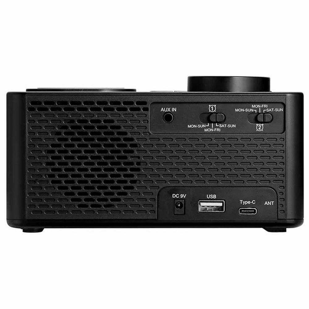H7 Multifunctional Wireless Charging Bluetooth-compatible Speaker Clock Radio FM Radio with USB Charging Black/EU Plug
H7 Multifunctional Wireless Charging Bluetooth-compatible Speaker Clock Radio FM Radio with USB Charging Black/EU Plug