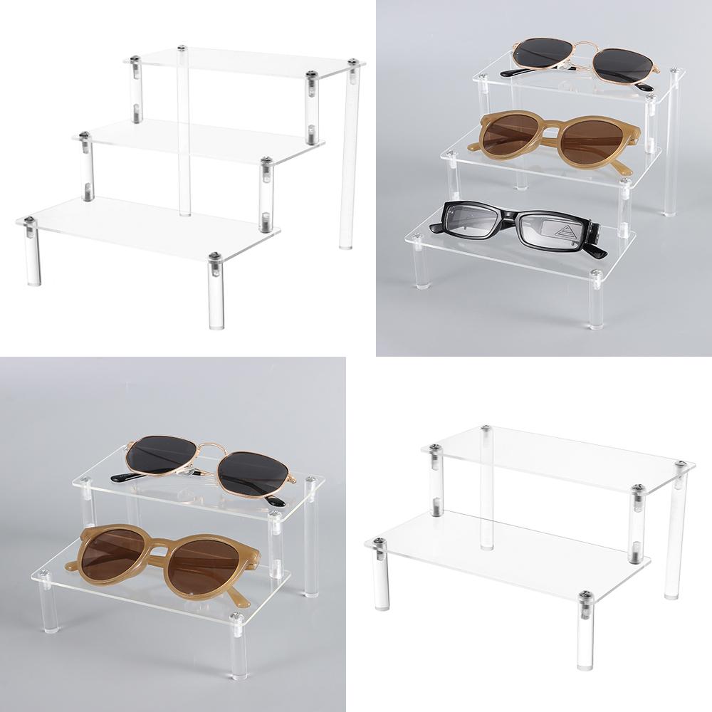 Multi Layers Sun Glasses Display Shelf Acrylic Collectibles Display Holder Eyeglasses Stand 1-Layer
Multi Layers Sun Glasses Display Shelf Acrylic Collectibles Display Holder Eyeglasses Stand 1-Layer