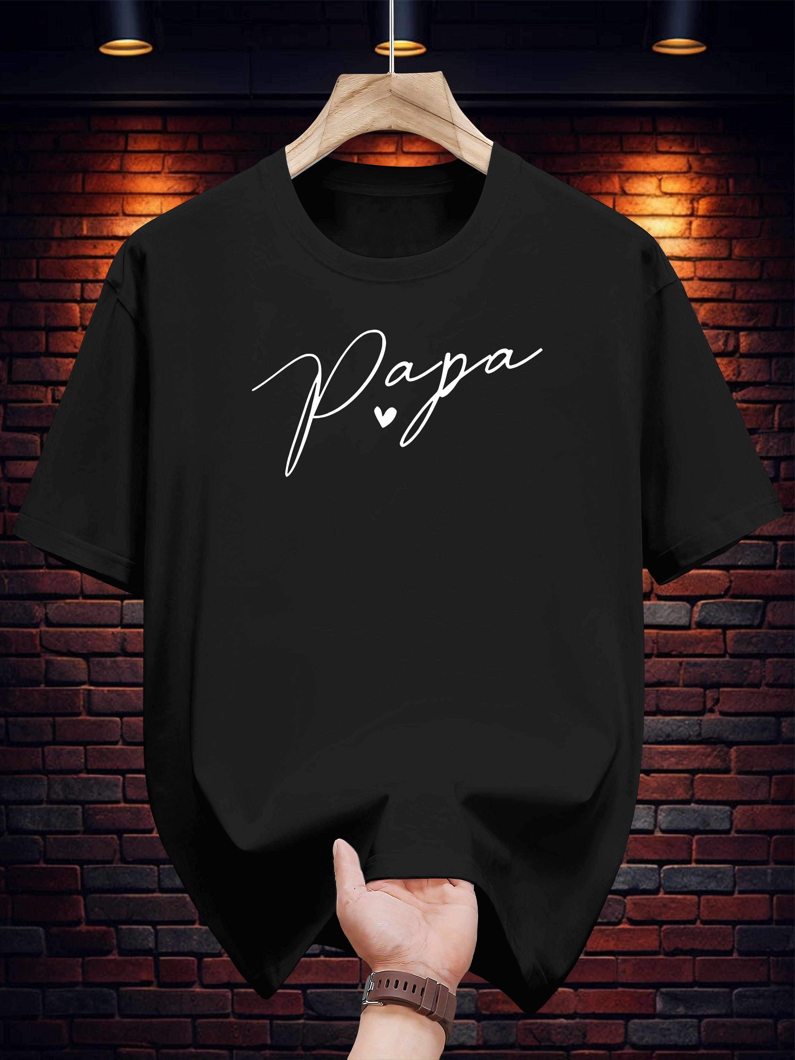 Casual Short Sleeve T-shirt with Papa & Heart Print - Breathable Summer Tee XXXL
Casual Short Sleeve T-shirt with Papa & Heart Print - Breathable Summer Tee XXXL