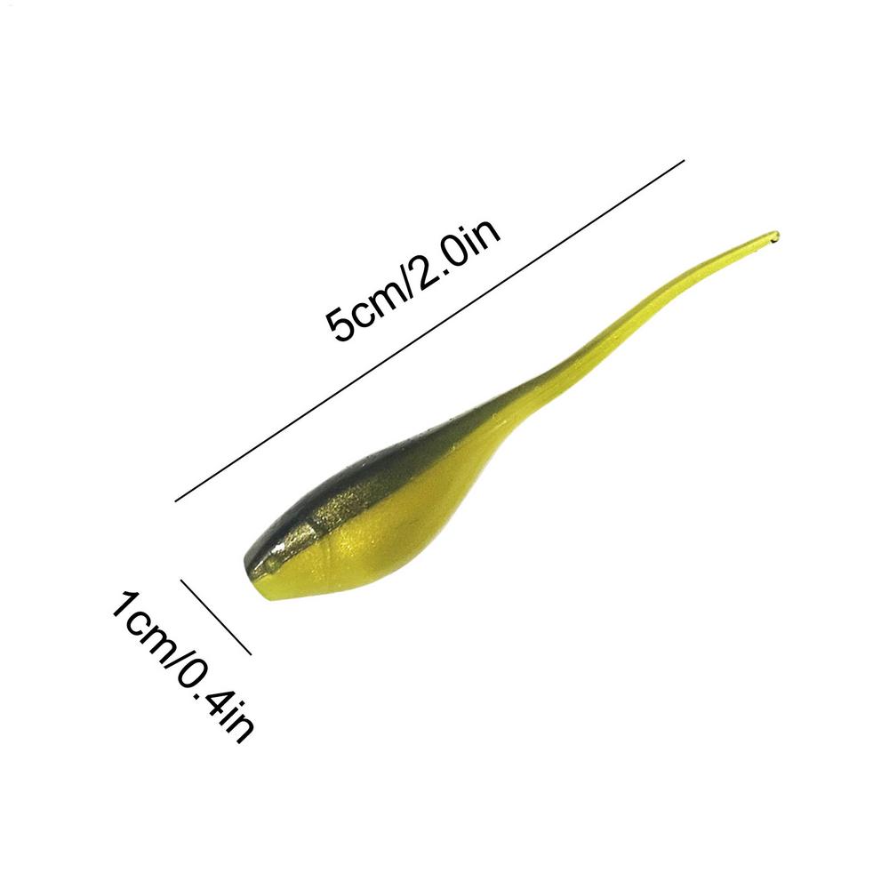 Рыболовная приманка Мягкая Компактная Приманки для окуня Реалистичные Инструменты для привлечения рыбы Яркий цвет Пресноводные Приманки для пруда реки озера