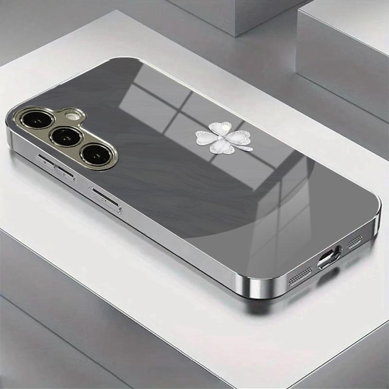 Lucky Clover Pattern Glass Phone Case Suitable for Samsung Galaxy S26 S25 S24 S22 S21 S20 FE/Ultra/Plus Anti Drop Back Cover Galaxy S25
Lucky Clover Pattern Glass Phone Case Suitable for Samsung Galaxy S26 S25 S24 S22 S21 S20 FE/Ultra/Plus Anti Drop Back Cover Galaxy S25