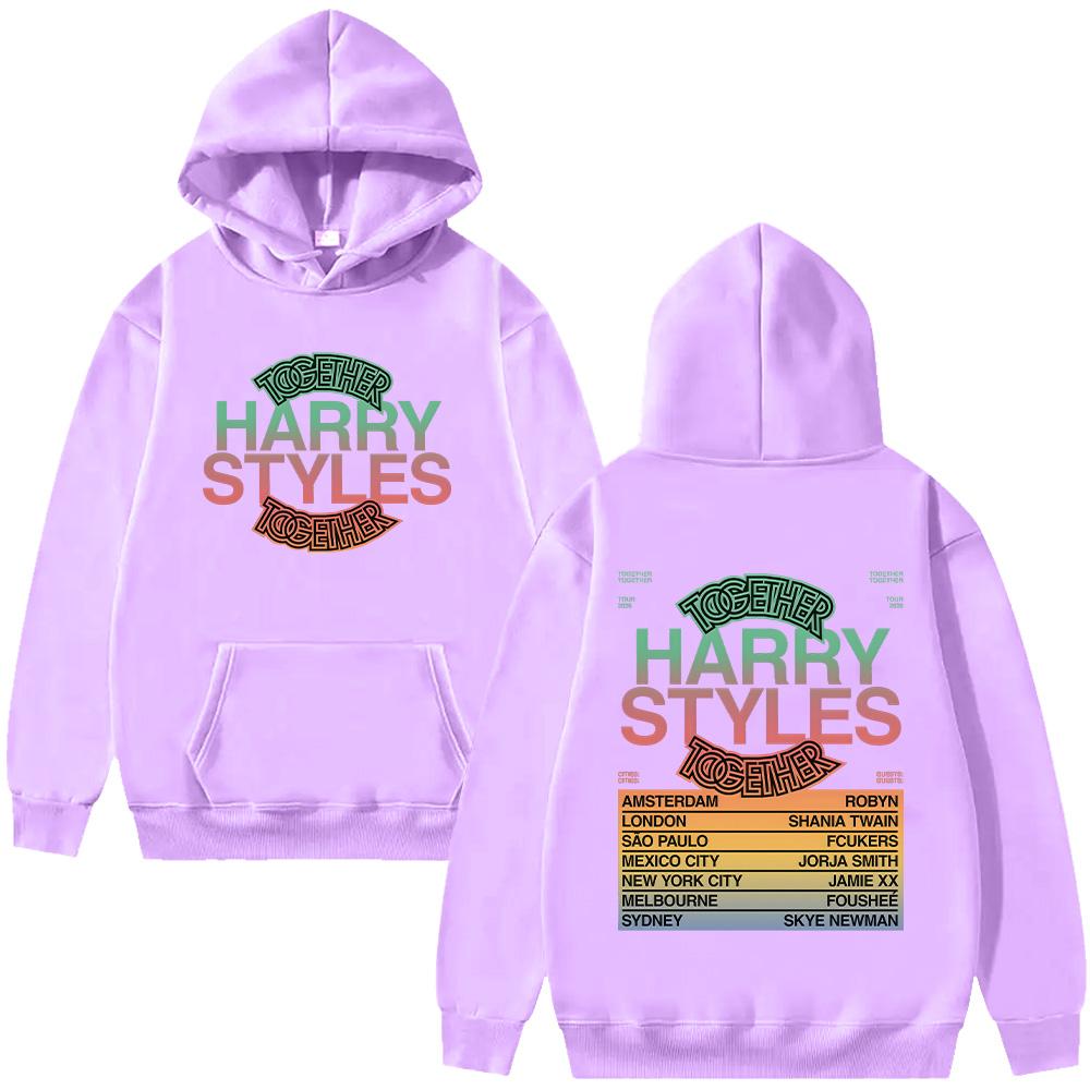 HarryStyle Together Tour 2026 Hoodies Long Sleeve Hooded Sweatshirts Trendy Women Men Clothing Casual Pullovers High Street XS світло-фіолетового кольору
HarryStyle Together Tour 2026 Hoodies Long Sleeve Hooded Sweatshirts Trendy Women Men Clothing Casual Pullovers High Street XS світло-фіолетового кольору