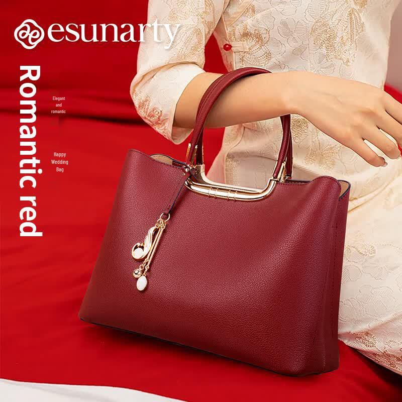 ESUNARTY 2026 New Style Genuine Leather Handbag
ESUNARTY 2026 New Style Genuine Leather Handbag