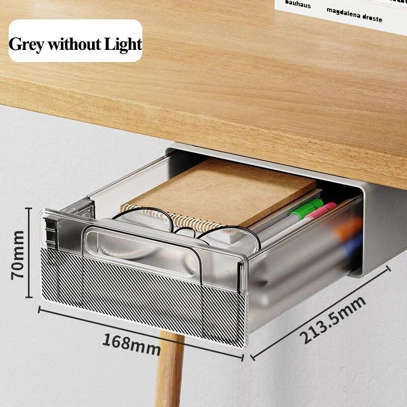Органайзер Eary под столом, ящик для хранения, без удара, прочный, липкий, под столом, скрытый ящик для хранения с индукционным ночником, для хранения продуктов Grey no light
Органайзер Eary под столом, ящик для хранения, без удара, прочный, липкий, под столом, скрытый ящик для хранения с индукционным ночником, для хранения продуктов Grey no light