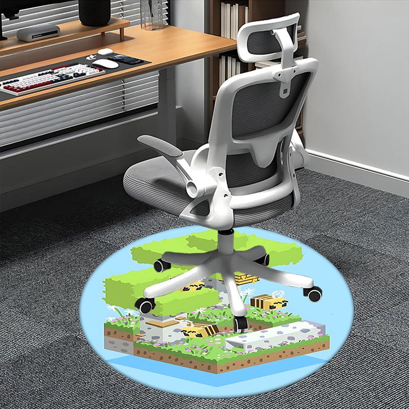 Bee,Pixel Games Minecraft Chair mat Round Rug-Office carpet, Machine Washable, Non-slip, Suitable for Living Rooms, Bedrooms, Entryways, and 80cm by 80cm
Bee,Pixel Games Minecraft Chair mat Round Rug-Office carpet, Machine Washable, Non-slip, Suitable for Living Rooms, Bedrooms, Entryways, and 80cm by 80cm