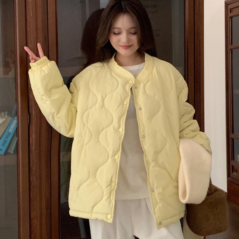 Женская модная куртка оверсайз аргайл с хлопковой подкладкой и бейсбольным воротником 2024 - Свободная, Зимняя верхняя одежда. XL жёлтый
Женская модная куртка оверсайз аргайл с хлопковой подкладкой и бейсбольным воротником 2024 - Свободная, Зимняя верхняя одежда. XL жёлтый