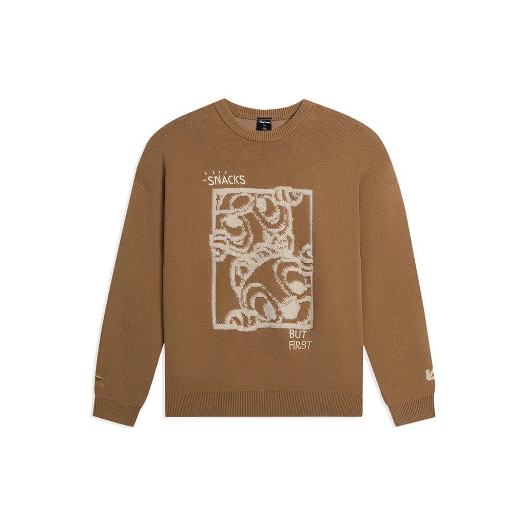 Li Ning X Disney Sports Fashion Series однотонный круглый вырез свитер вышитый вязаный длинный рукав женский свитер коричневый AMBS156 M
Li Ning X Disney Sports Fashion Series однотонный круглый вырез свитер вышитый вязаный длинный рукав женский свитер коричневый AMBS156 M