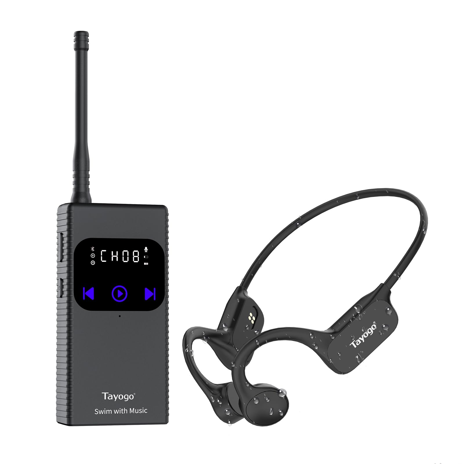 Tayogo Плавание Костная проводимость Bluetooth Водонепроницаемый Bluetooth Режим Подводный приемник 15 часов непрерывной работы IPX8 Полностью с памятью для звонков Японский чёрный
Tayogo Плавание Костная проводимость Bluetooth Водонепроницаемый Bluetooth Режим Подводный приемник 15 часов непрерывной работы IPX8 Полностью с памятью для звонков Японский чёрный