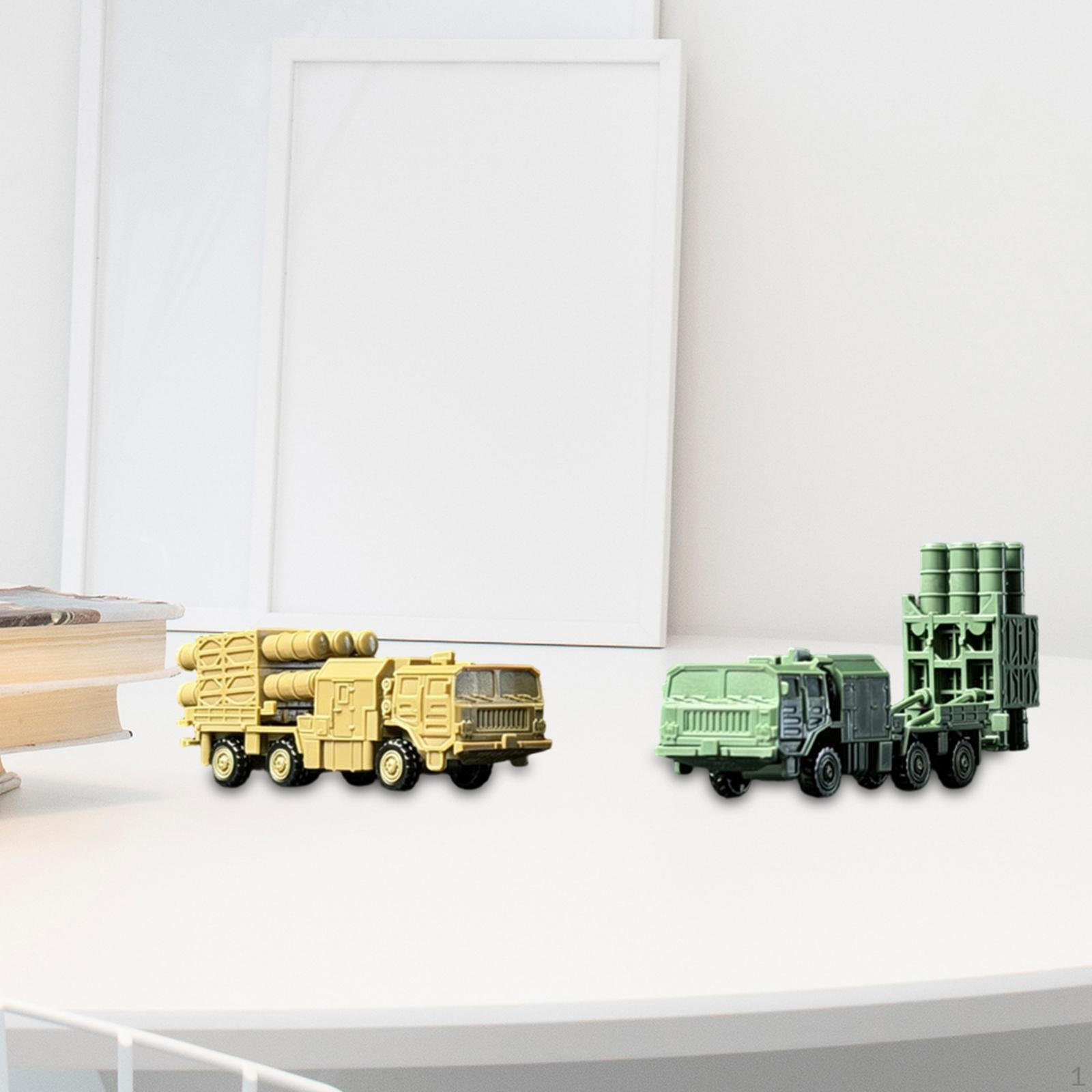 2Pcs 1/144 Scale Armored Truck Model Launcher Trucks Miniature Vehicles Puzzle for Boys Kids
2Pcs 1/144 Scale Armored Truck Model Launcher Trucks Miniature Vehicles Puzzle for Boys Kids