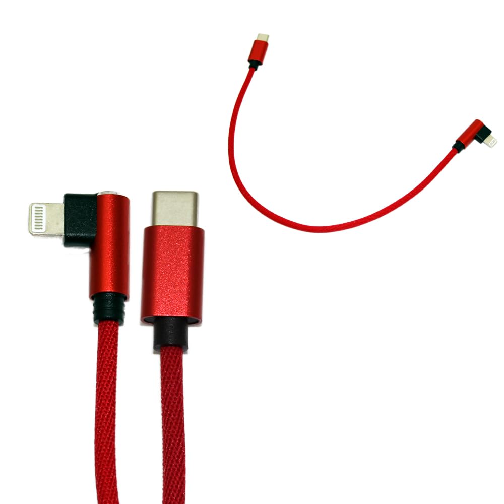 Type I Type C L-Shaped Lightning Charging Cable 11.8 inches (300 mm) 27W Compatible, Red червоний
Type I Type C L-Shaped Lightning Charging Cable 11.8 inches (300 mm) 27W Compatible, Red червоний