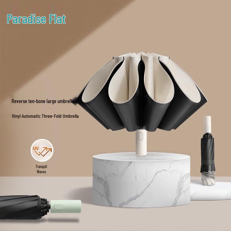 Paradise One-Button Reverse Folding Sun & Rain Umbrella
Paradise One-Button Reverse Folding Sun & Rain Umbrella