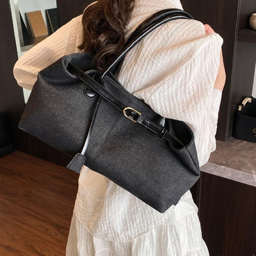 Patchwork Color Vintage Armpit Bag Elegant Casual Tote Bag Simple Denim Shoulder Bag Students темно-синий
Patchwork Color Vintage Armpit Bag Elegant Casual Tote Bag Simple Denim Shoulder Bag Students темно-синий
