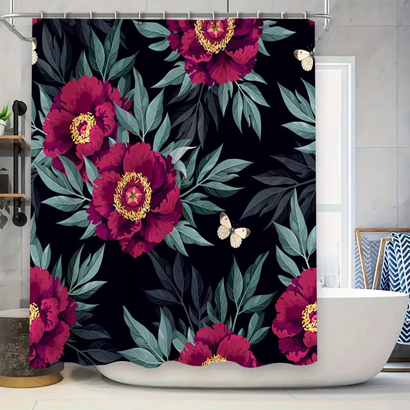 Beautiful Red Peony Shower Curtain Waterproof Bathroom Decor For Home Decoration W60H190(CM)-1 Pcs
Beautiful Red Peony Shower Curtain Waterproof Bathroom Decor For Home Decoration W60H190(CM)-1 Pcs