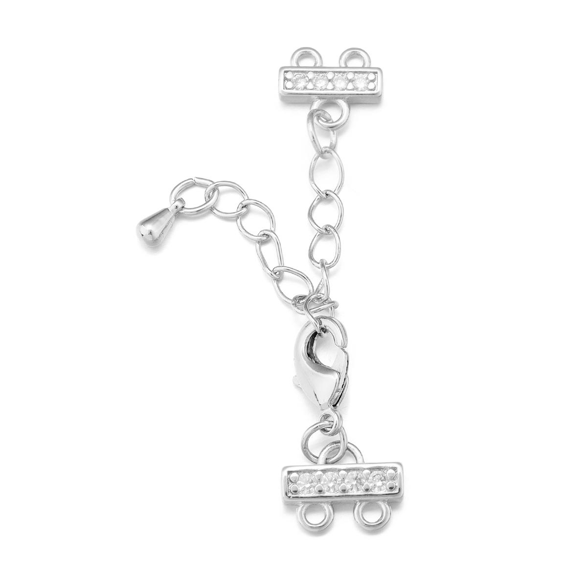 1set Gold Plated Inlaid Zircon Lobster Clasp With Extension Chain Connector For Jewelry Making DIY Bracelets Necklace Connectors
1set Gold Plated Inlaid Zircon Lobster Clasp With Extension Chain Connector For Jewelry Making DIY Bracelets Necklace Connectors