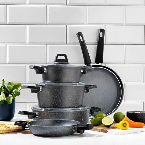 Набор посуды Schafer Ashen, 9 предметов - серый
Набор посуды Schafer Ashen, 9 предметов - серый