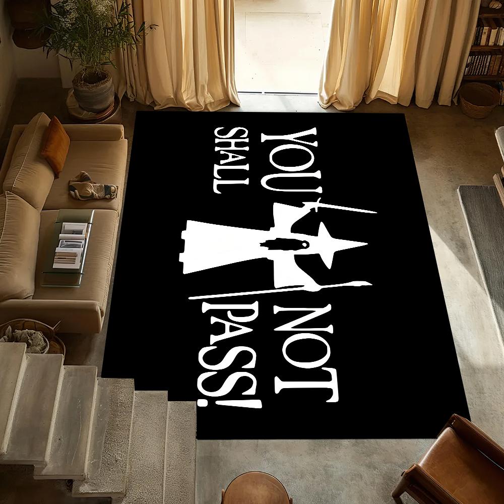 You Shall Not Pass small carpet Anti-Slip Kitchen Bedroom Handmade Tufted Rug Carpet Living Room G-GandalfS Entrance Decoration 40cm x 60cm
You Shall Not Pass small carpet Anti-Slip Kitchen Bedroom Handmade Tufted Rug Carpet Living Room G-GandalfS Entrance Decoration 40cm x 60cm