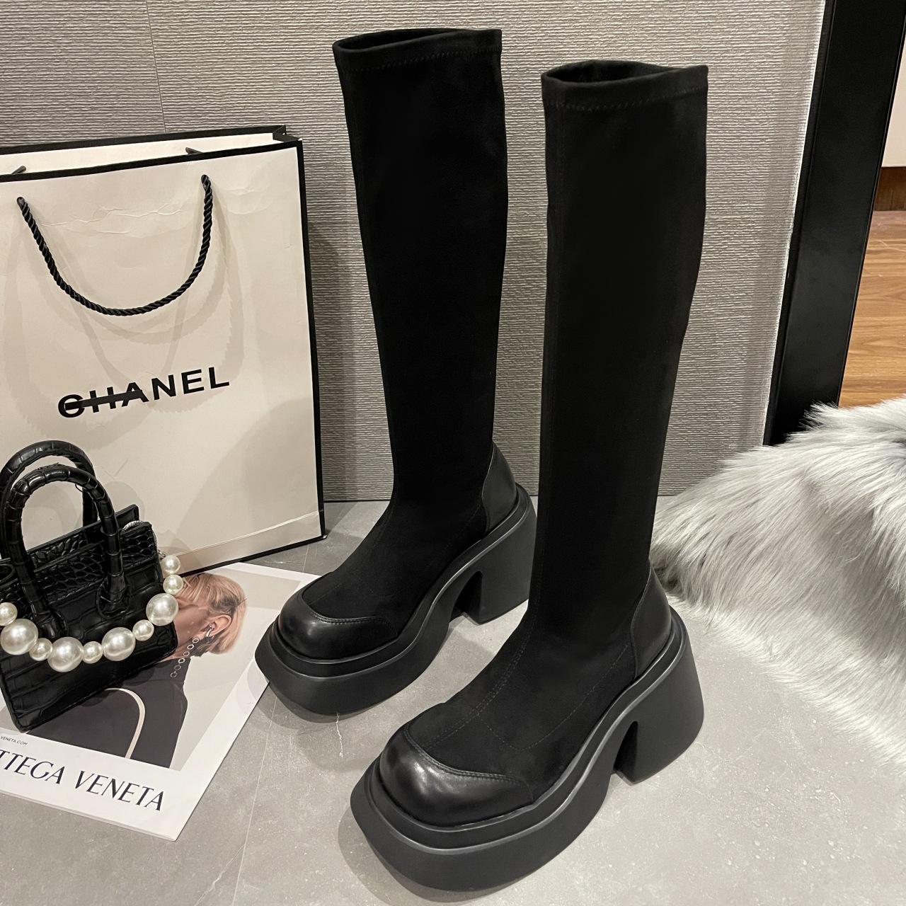 Но сапоги до колена женские новые модные сапоги темпераментные модные сапоги кексы толстые подошвы рыцарские сапоги 38
Но сапоги до колена женские новые модные сапоги темпераментные модные сапоги кексы толстые подошвы рыцарские сапоги 38