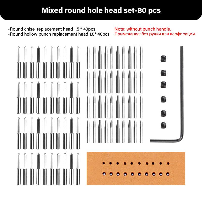 WUTA 3G Leather Punches Head Replaceable Pricking Iron Removable Diamond Olive Round Hole French Style Chisel DIY Craft Tools
WUTA 3G Leather Punches Head Replaceable Pricking Iron Removable Diamond Olive Round Hole French Style Chisel DIY Craft Tools