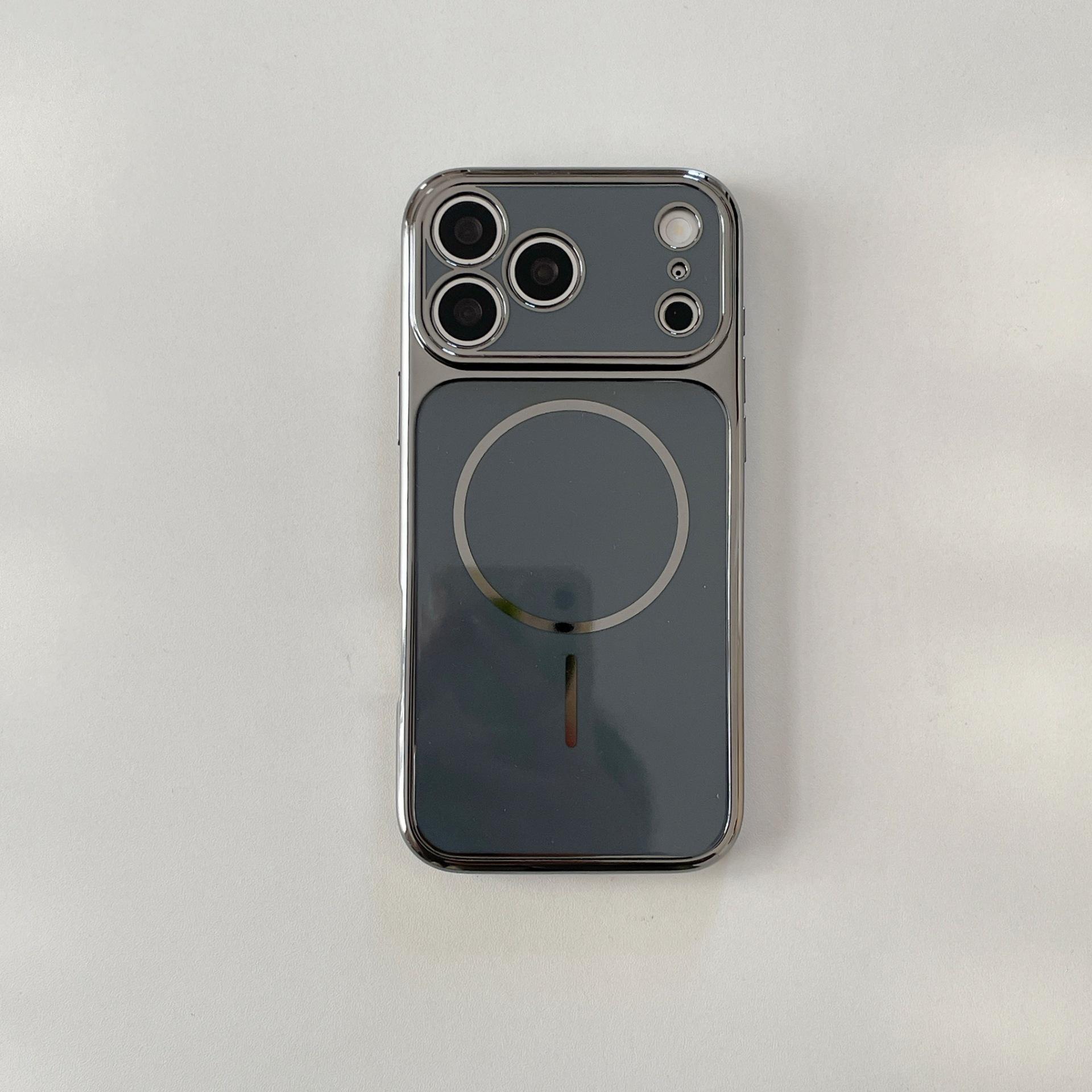 Electroplated Magnetic Suction Case for iPhone 16 Pro Max with Skin Feel & Large Window 13 Pro Max чорний
Electroplated Magnetic Suction Case for iPhone 16 Pro Max with Skin Feel & Large Window 13 Pro Max чорний