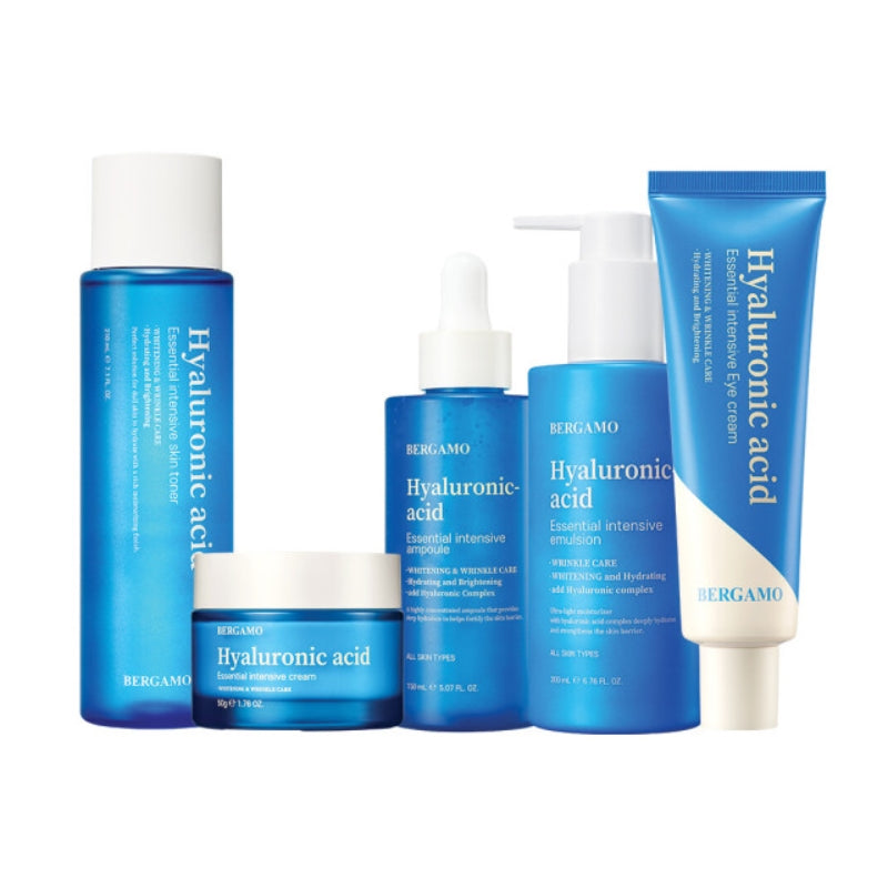 Bergamo Hyaluronic Acid Essential Интенсивный уход за кожей, набор из 5 предметов
Bergamo Hyaluronic Acid Essential Интенсивный уход за кожей, набор из 5 предметов