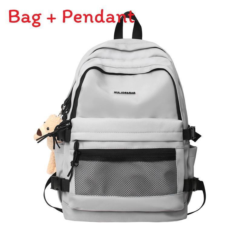 Luo Couples Backpack For Teens And Students With Durable Nylon Fabric And Casual Street Style
Luo Couples Backpack For Teens And Students With Durable Nylon Fabric And Casual Street Style