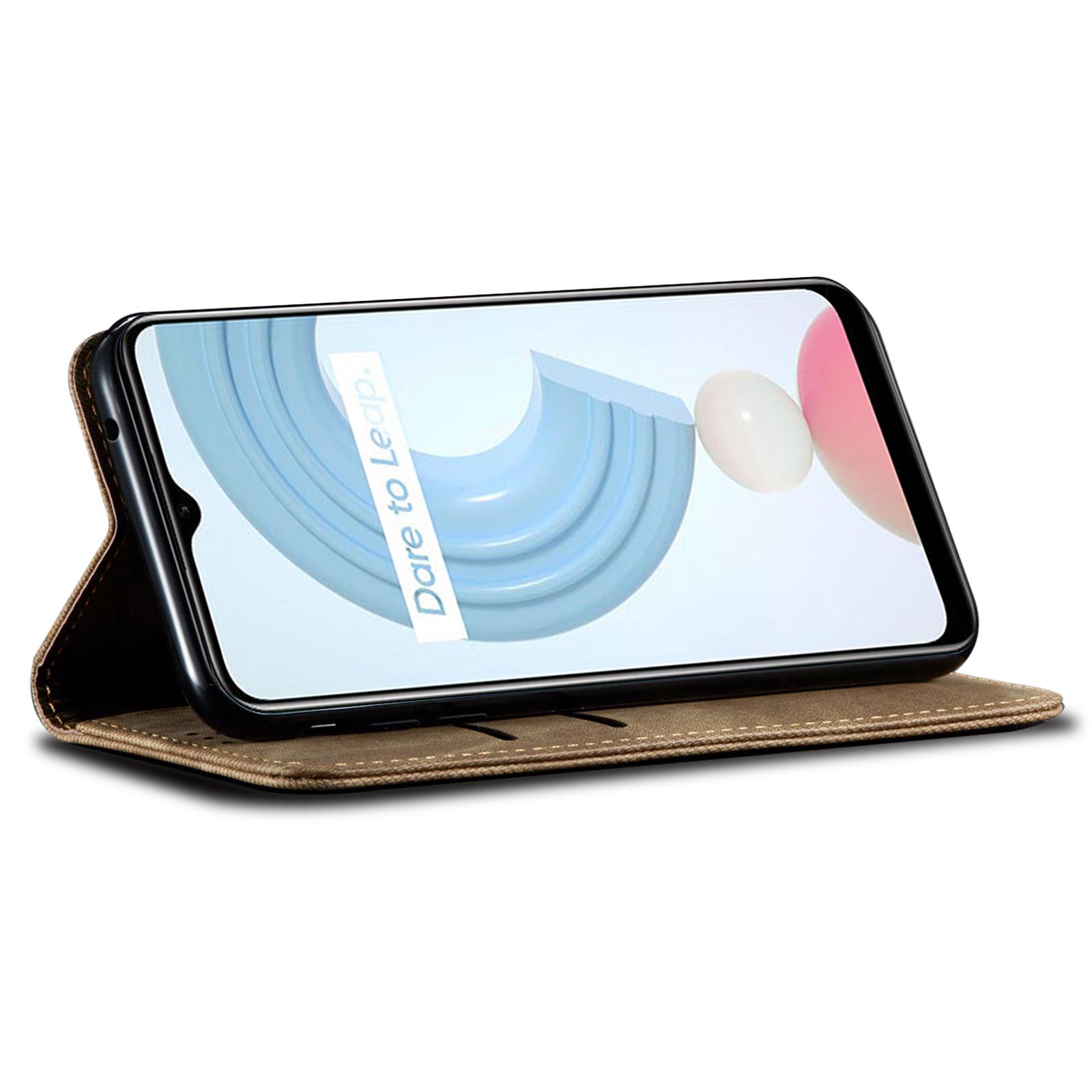 For Realme 12 Pro 5G/12 Pro+ 5G Case Leather Jeans Cloth Texture Cell Phone Cover Coffee
For Realme 12 Pro 5G/12 Pro+ 5G Case Leather Jeans Cloth Texture Cell Phone Cover Coffee