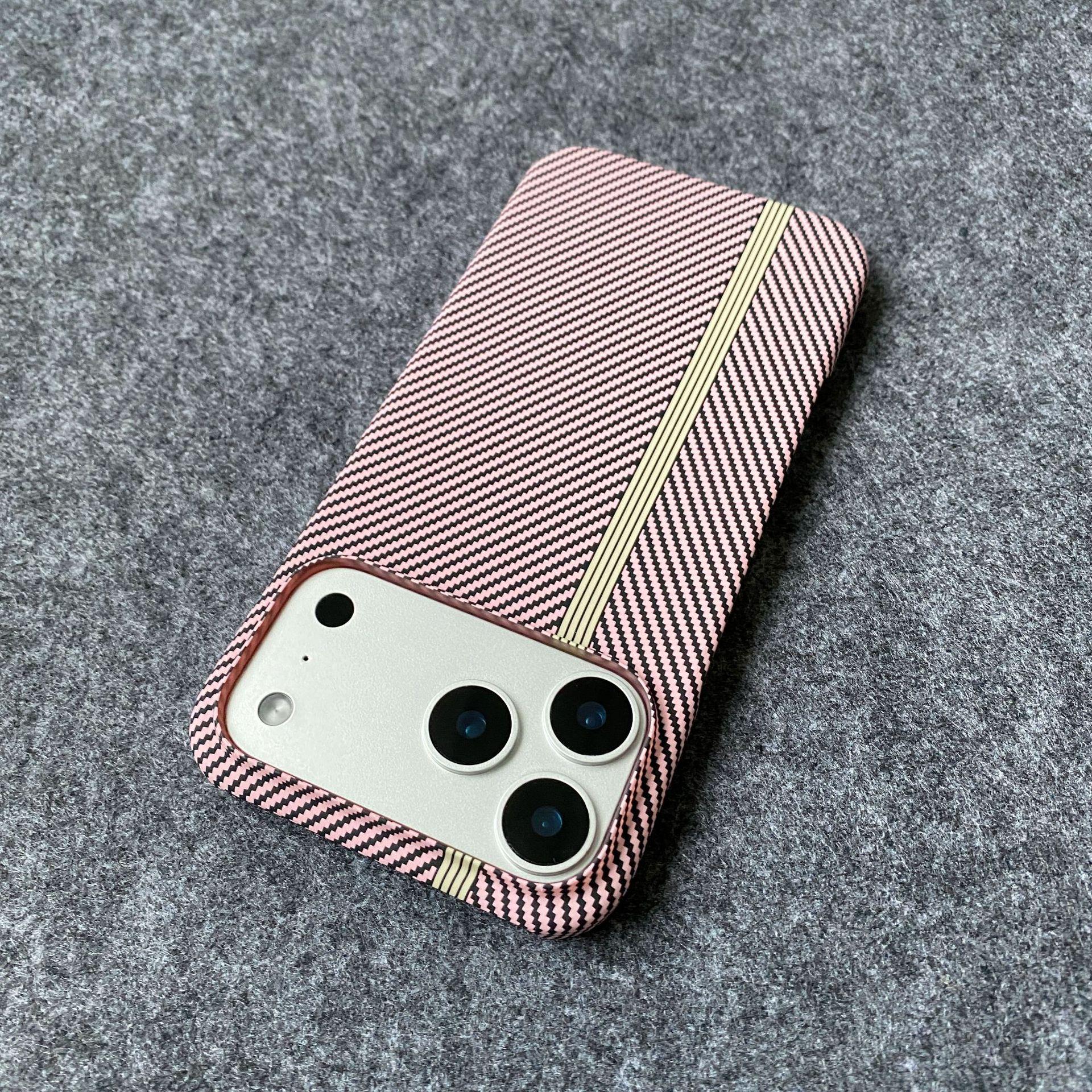 Carbon Fiber Kevlar iPhone Case: Vertical Stripes Design for Apple 15PM/16ProMax/17PM, Large Hole, Half-Wrap, Business Style iPhone 16 Pro
Carbon Fiber Kevlar iPhone Case: Vertical Stripes Design for Apple 15PM/16ProMax/17PM, Large Hole, Half-Wrap, Business Style iPhone 16 Pro