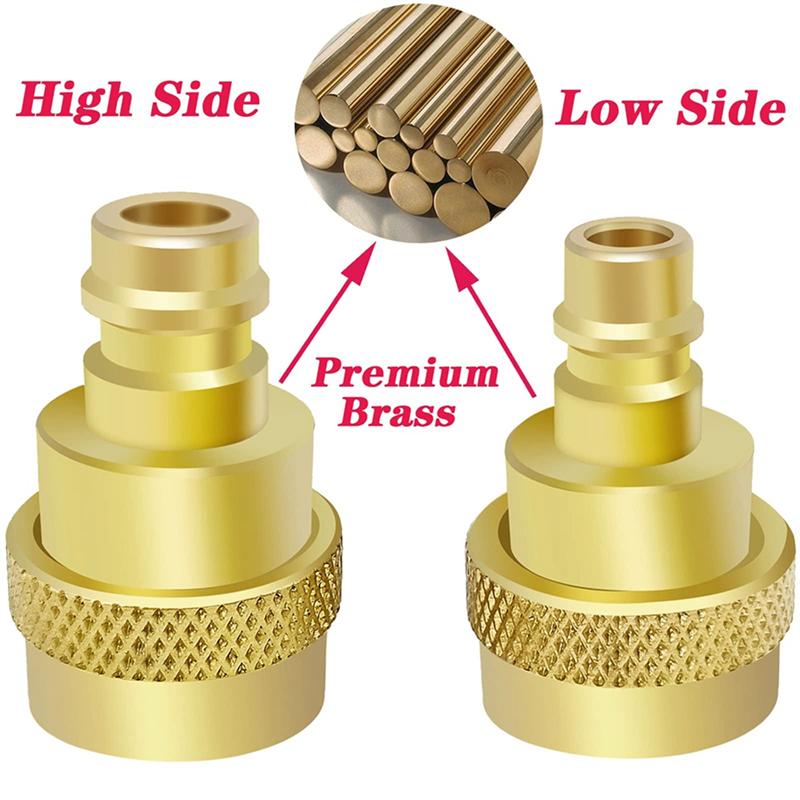 A42F 2Pcs A/C R134a To R1234yf Conversion Kit,Quick Adapter Adjustable Highandlow Voltage Connector,For Air Conditioner золотой
A42F 2Pcs A/C R134a To R1234yf Conversion Kit,Quick Adapter Adjustable Highandlow Voltage Connector,For Air Conditioner золотой