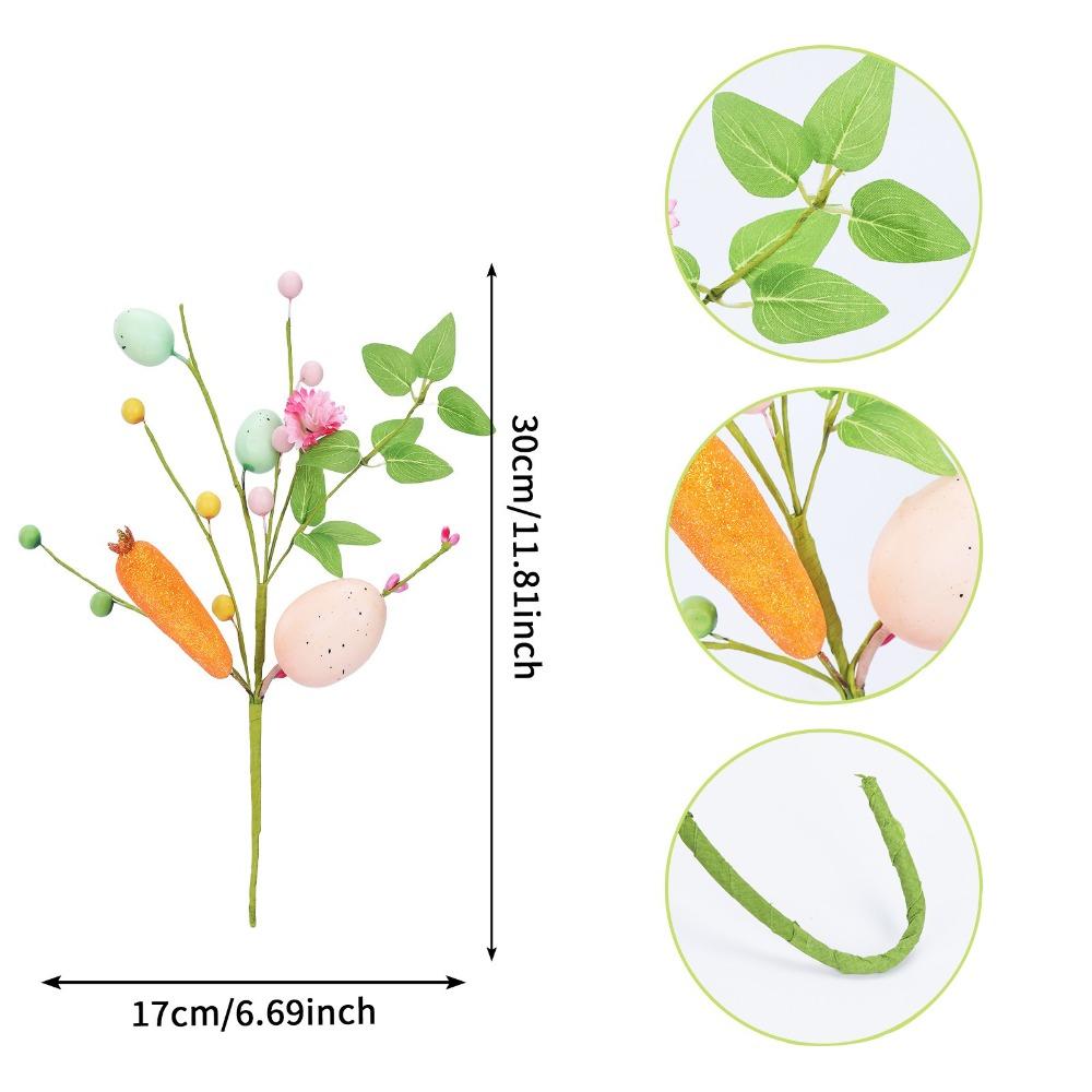 Foam Easter Egg Bouquet Colorful Egg Creative Stems Artificial Flower Branch Plastic Fake Plant Bouquet Tabletop Ornament
Foam Easter Egg Bouquet Colorful Egg Creative Stems Artificial Flower Branch Plastic Fake Plant Bouquet Tabletop Ornament