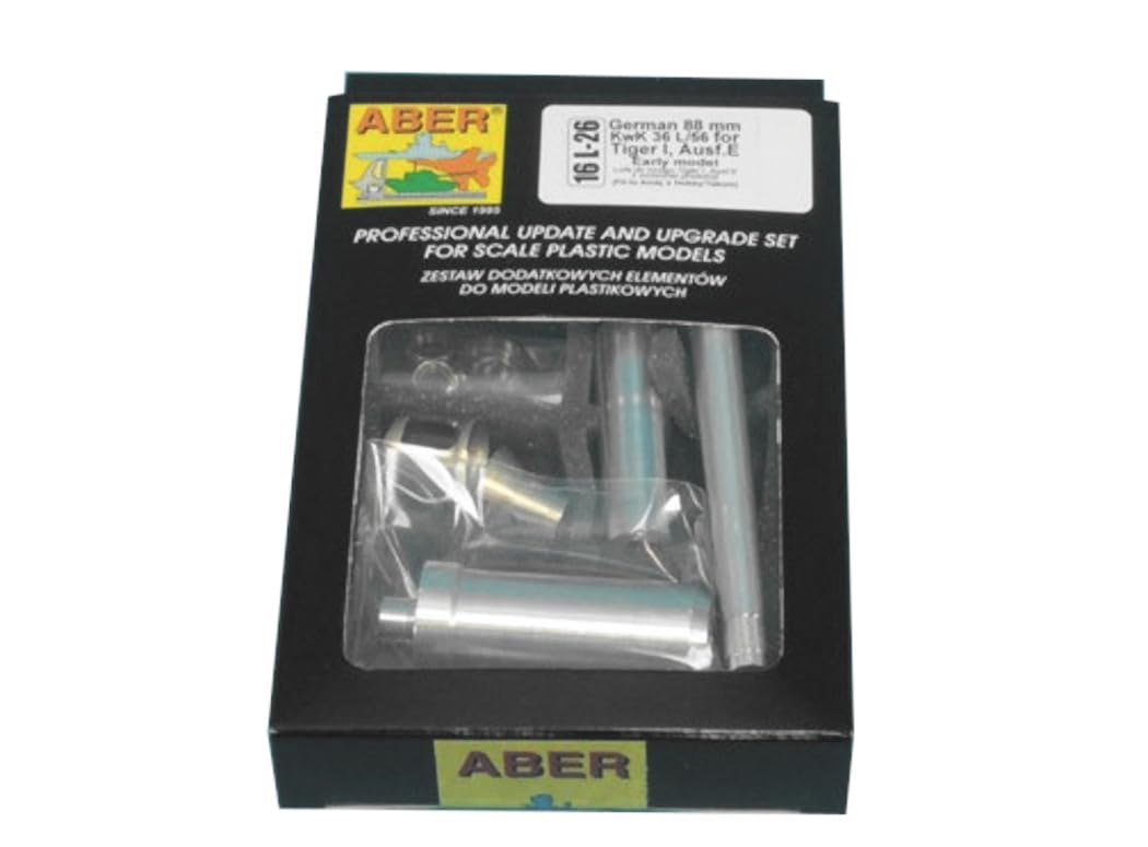 Aber German Tiger I Early Type Gun Barrel Plastic Model Parts 16L26 1/16 8.8cmKwk.36/58 (Tacom/Andies) (Tank)
Aber German Tiger I Early Type Gun Barrel Plastic Model Parts 16L26 1/16 8.8cmKwk.36/58 (Tacom/Andies) (Tank)