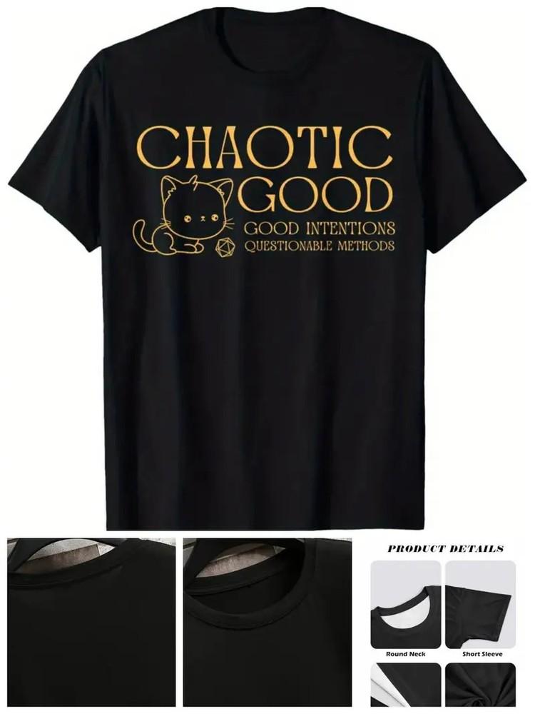 Soft Cotton Chaotic Good Cat Graphic T-Shirt for Men amp; WomenBreathable Crew N Unisex T-Shirt S
Soft Cotton Chaotic Good Cat Graphic T-Shirt for Men amp; WomenBreathable Crew N Unisex T-Shirt S