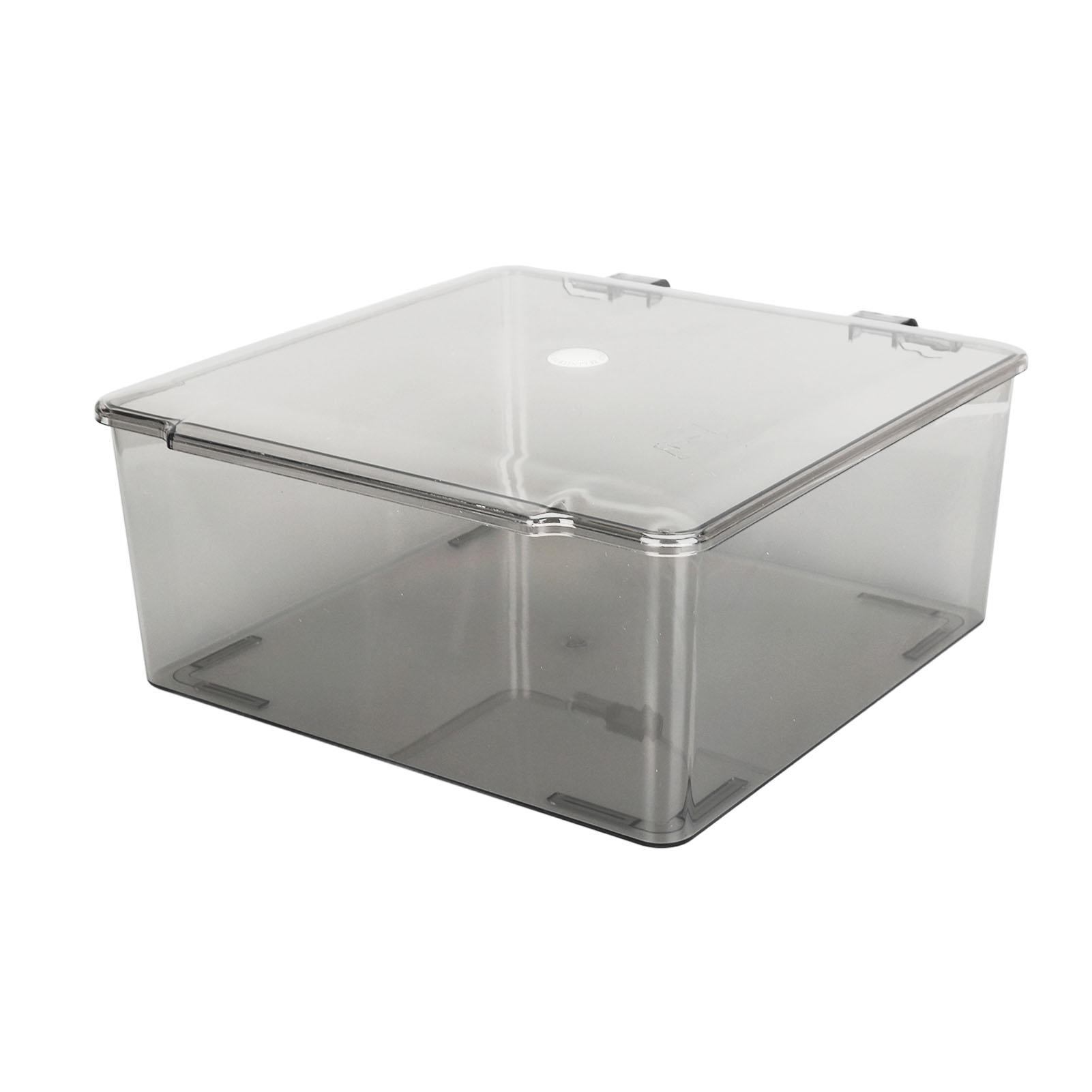 Cosmetic Storage Box Containers with Hinged Lid Dust Proof Large Capacity Space Saving Clear Plastic Case
Cosmetic Storage Box Containers with Hinged Lid Dust Proof Large Capacity Space Saving Clear Plastic Case