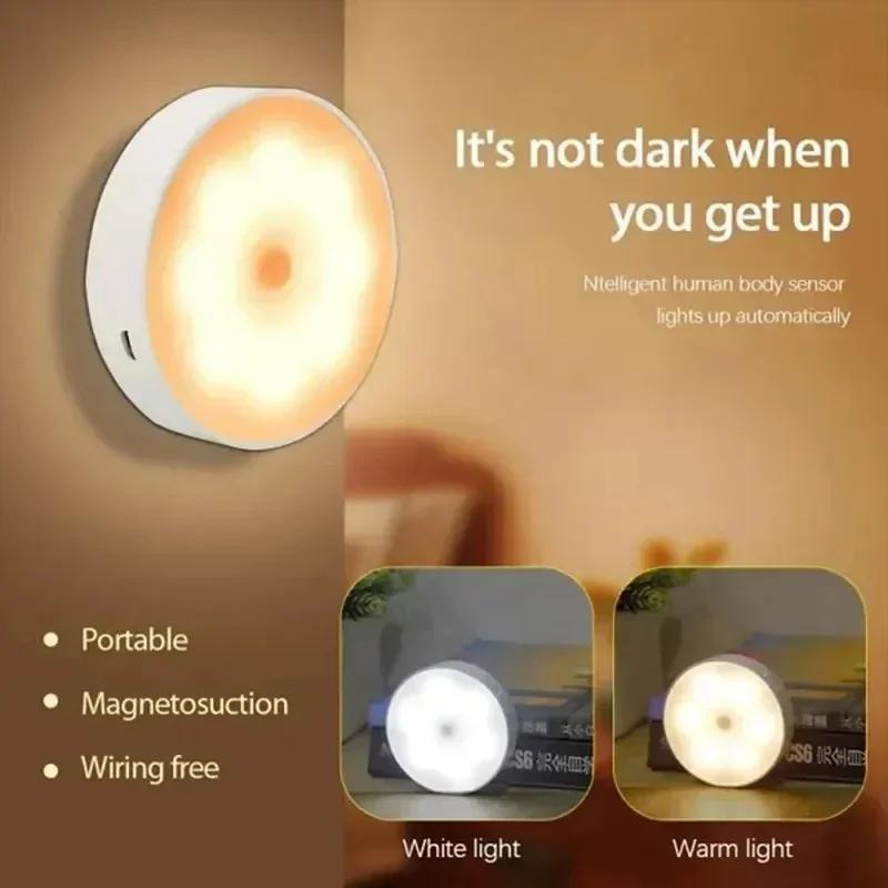 Human Intelligent Light Portable LED Night USB Charging Induction Emergency Bedside Cabinet Wardrobe Automatic Switch Lighting 1pcs
Human Intelligent Light Portable LED Night USB Charging Induction Emergency Bedside Cabinet Wardrobe Automatic Switch Lighting 1pcs