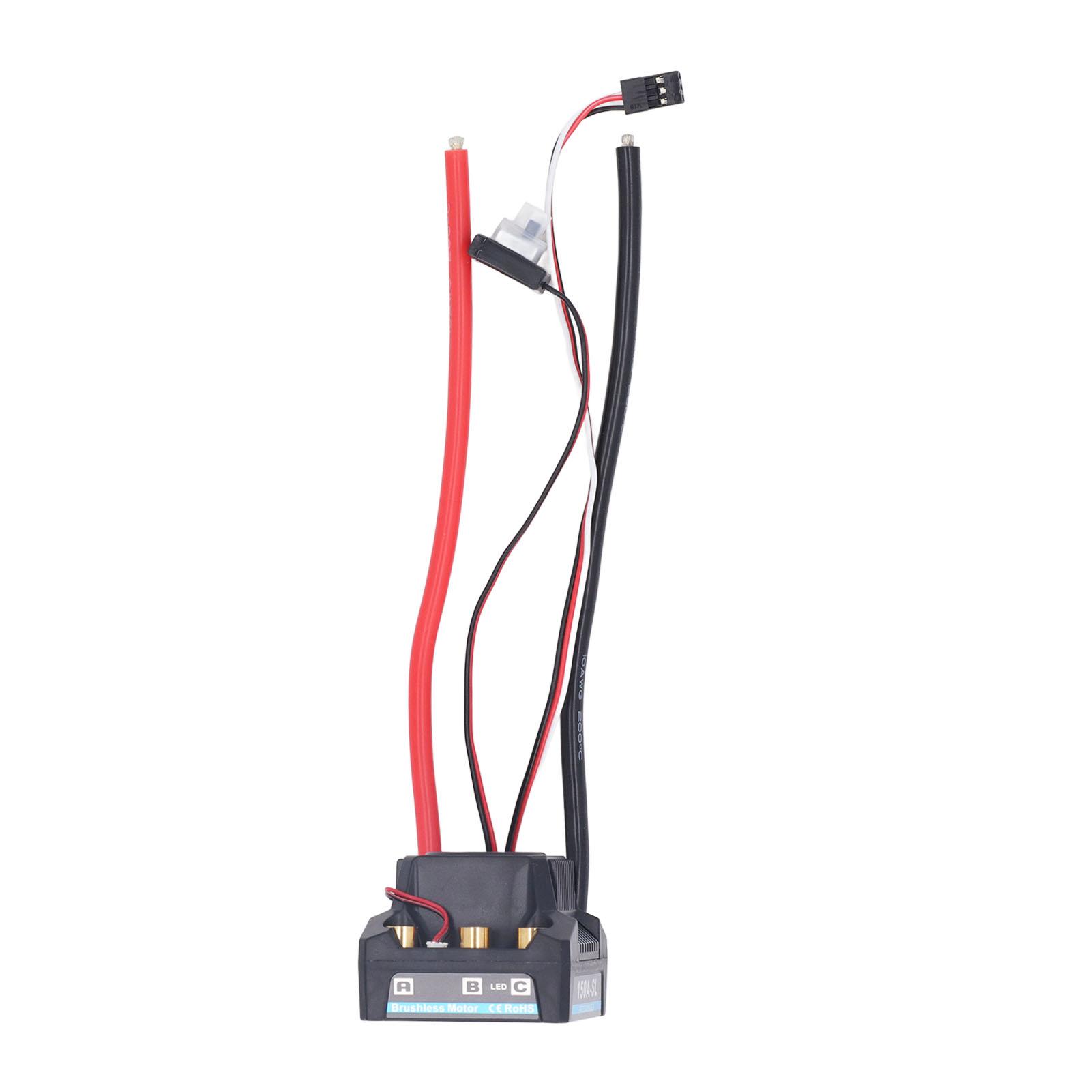 150A безщітковий ESC для 18 RC Car 24S Lipo Водонепроникний Пилозахисний BEC 5A 5.8V 720A Піковий струм 150A
150A безщітковий ESC для 18 RC Car 24S Lipo Водонепроникний Пилозахисний BEC 5A 5.8V 720A Піковий струм 150A