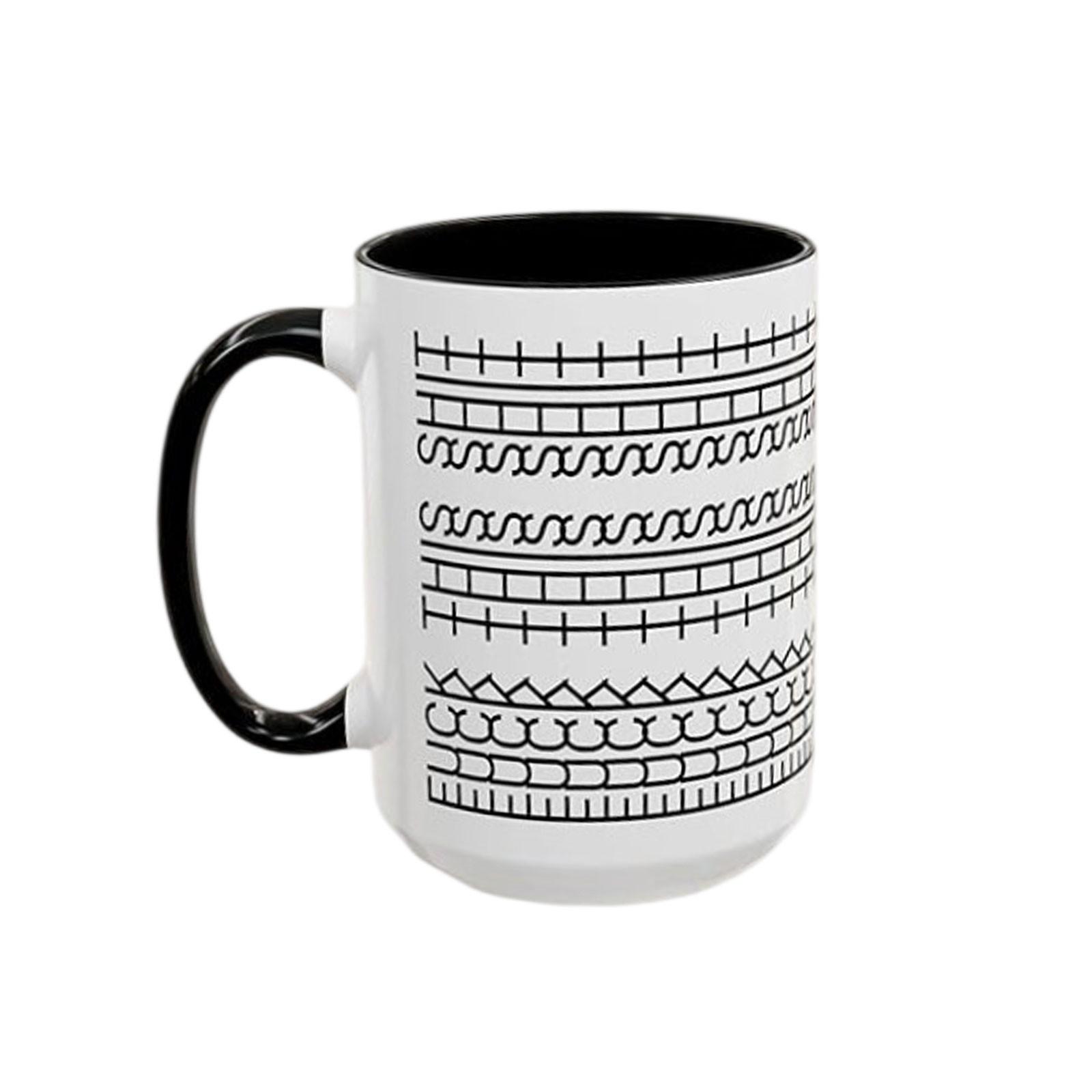 Эта кружка для кофе со скрытым сообщением, креативная новая керамическая кухонная забавная черная кофейная чашка One Size