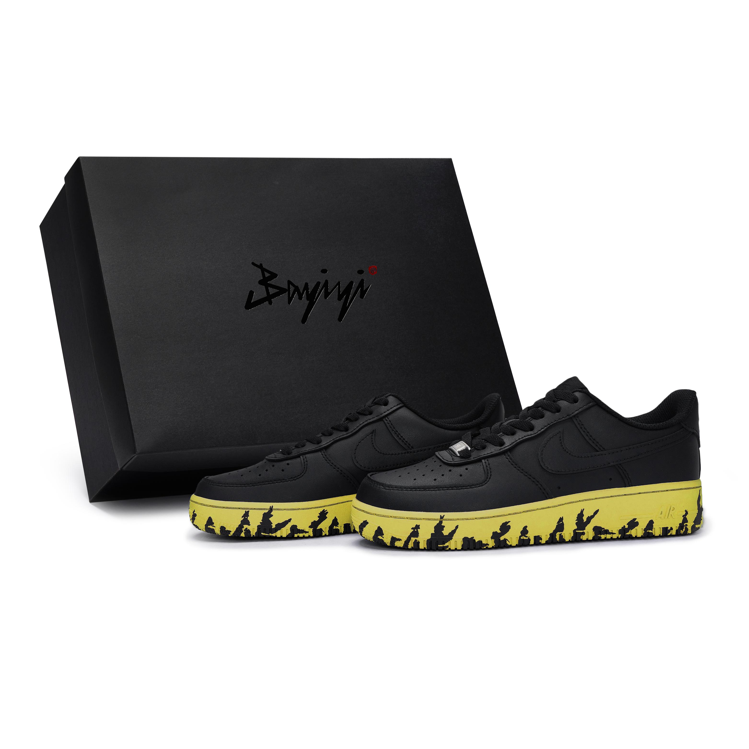 Nike Air Force 1 Skateboard Shoes Unisex Low Top Black/Yellow CW2288-001(Team80-S-BOX) 36
Nike Air Force 1 Skateboard Shoes Unisex Low Top Black/Yellow CW2288-001(Team80-S-BOX) 36