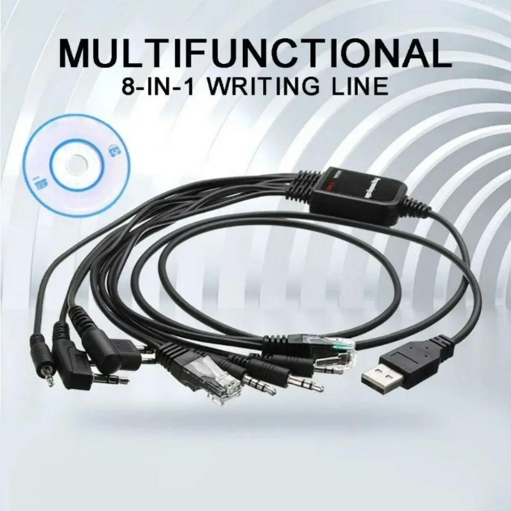 USB K-type 8 in 1 USB Programming Cable ABS USB Write Frequency Line Walkie Talkie Accessories 8 in 1
USB K-type 8 in 1 USB Programming Cable ABS USB Write Frequency Line Walkie Talkie Accessories 8 in 1