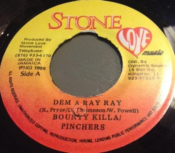 7-дюймовая пластинка BOUNTY KILLER / PINCHERS - Dem A Ray Ray NONE Stone Love Musi 1998 Ямайка Регги, Ска и Даб Б/у
7-дюймовая пластинка BOUNTY KILLER / PINCHERS - Dem A Ray Ray NONE Stone Love Musi 1998 Ямайка Регги, Ска и Даб Б/у