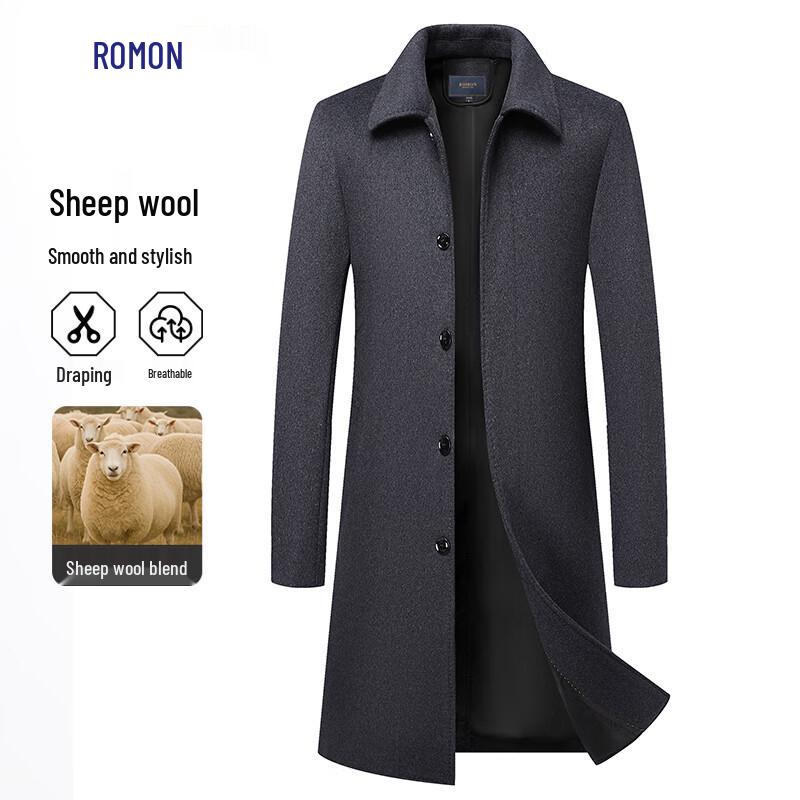 Мужское полупальто средней длины из смесовой шерсти Luomeng 3XL
Мужское полупальто средней длины из смесовой шерсти Luomeng 3XL