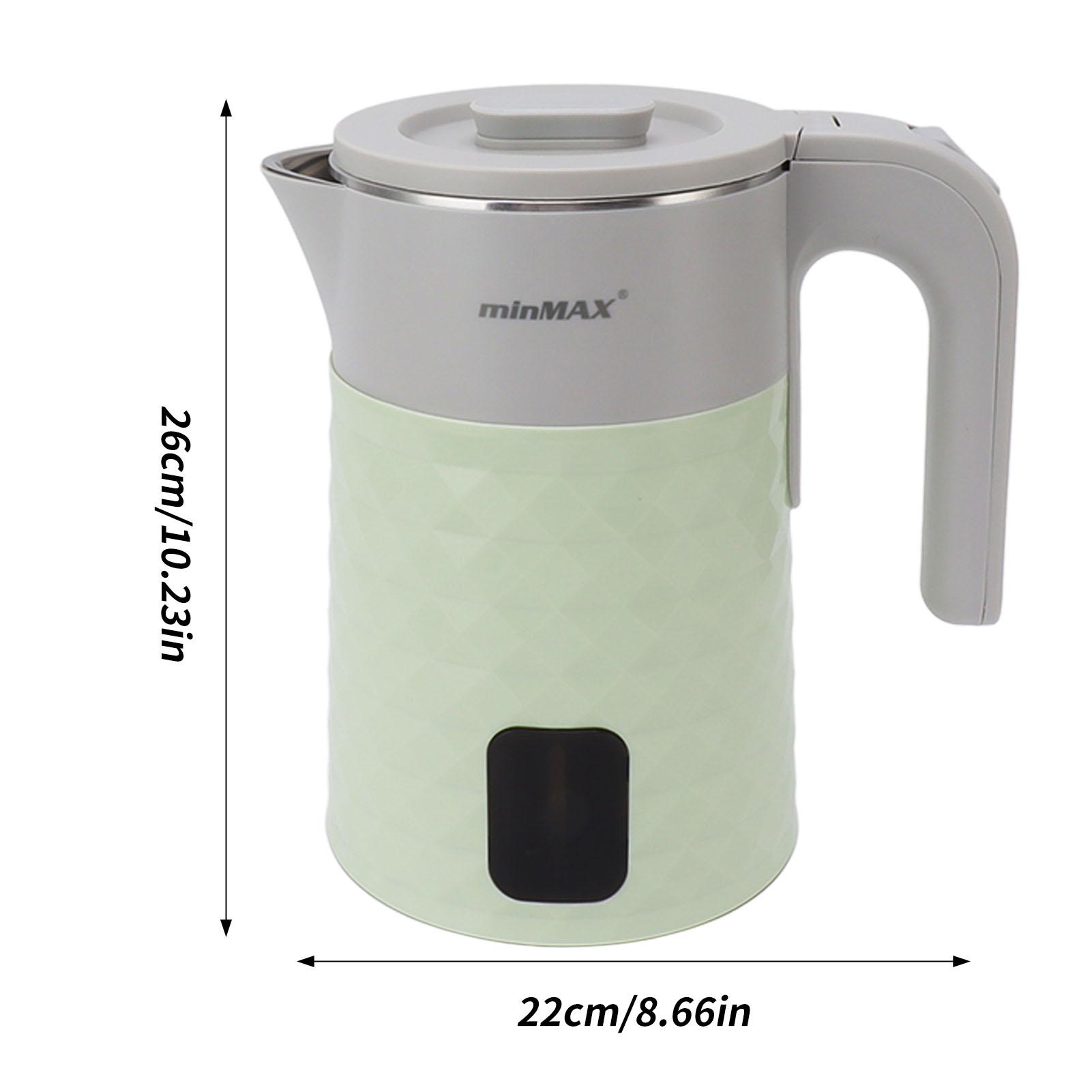 Электрический чайник 2 л, быстро нагревающийся водонагреватель из нержавеющей стали с двойными стенками для дома, общежития, офиса 220 В EU зелёный
Электрический чайник 2 л, быстро нагревающийся водонагреватель из нержавеющей стали с двойными стенками для дома, общежития, офиса 220 В EU зелёный