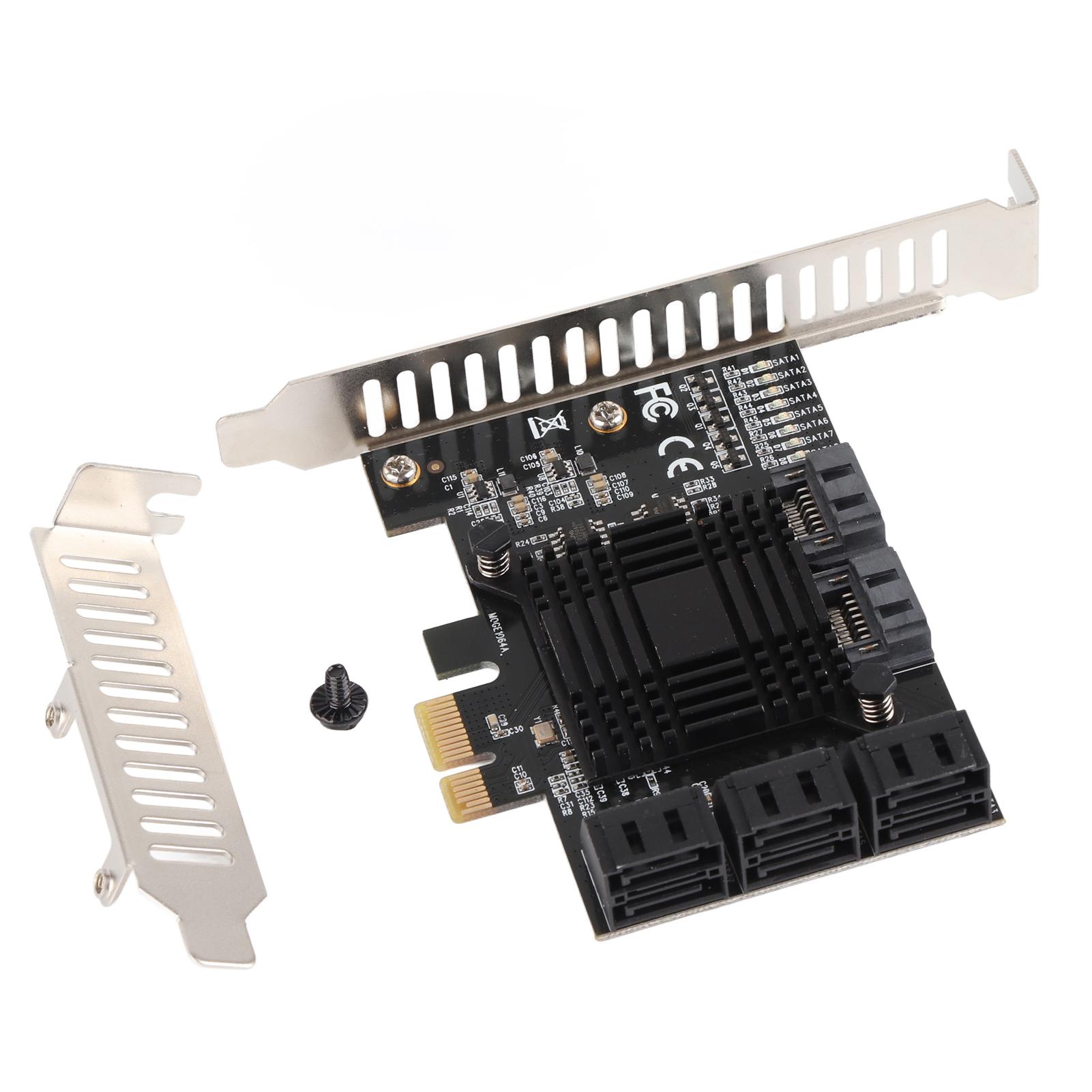 Карта розширення PCIE 8 портів Стабільне розсіювання тепла Зручні Практичні Компактні Комп ютерні комплектуючі
Карта розширення PCIE 8 портів Стабільне розсіювання тепла Зручні Практичні Компактні Комп ютерні комплектуючі