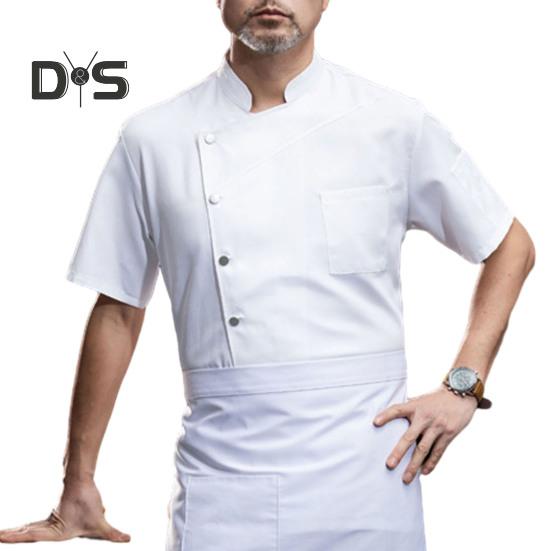 Униформа для поваров, воротник-стойка, однобортная, с накладными карманами, с коротким рукавом, износостойкая, дышащая, для поваров, пекарни, закусочных, ресторанов, кухни, рабочей одежды 2XL белый
Униформа для поваров, воротник-стойка, однобортная, с накладными карманами, с коротким рукавом, износостойкая, дышащая, для поваров, пекарни, закусочных, ресторанов, кухни, рабочей одежды 2XL белый